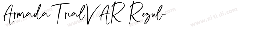 ArmadaTrialVAR Regul字体转换 ArmadaTrialVAR Regul字体转换